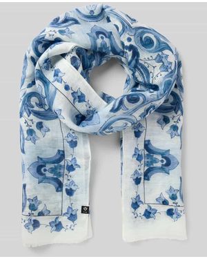 Fraas Schal mit Logo-Detail - Blau