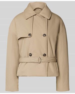 Scotch & Soda Jacke mit Taillengürtel - Natur