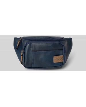 Camel Active Bauchtasche mit Label-Detail Modell 'LAOS' - Blau