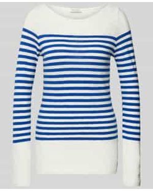 Marc O' Polo Shirt Met Lange Mouwen - Blauw
