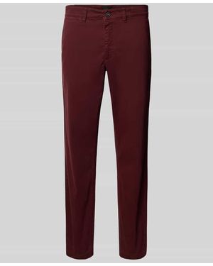 BOSS Regular Fit Chino aus Baumwoll-Elasthan-Mix - Rot