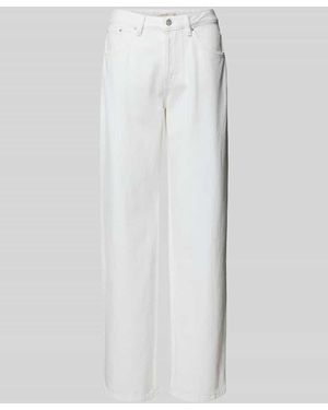 Gina Tricot Boyfriend Jeans mit Eingrifftaschen - Weiß