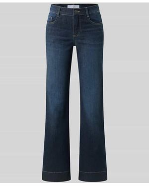 ANGELS Bootcut-Jeans aus Baumwoll-Mix Modell 'Luna' - Blau