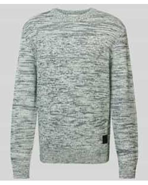 Tom Tailor Regular Fit Gebreide Pullover Van Zuiver Katoen - Grijs