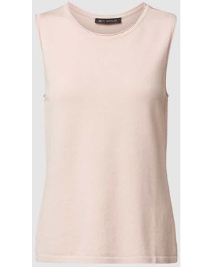 Betty Barclay Stricktop mit Rundhalsausschnitt - Pink