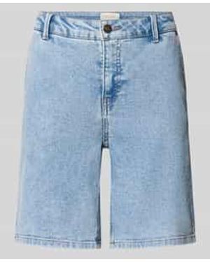Freequent Denim Shorts - Blauw