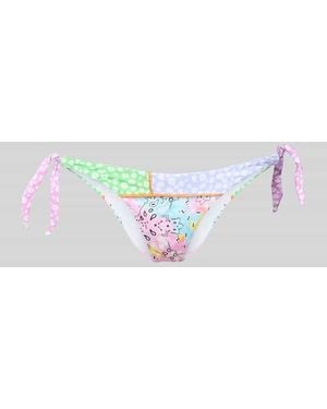 Banana Moon Bikini-Hose mit Knotendetails Modell 'LEELA SUNBACK' - Blau