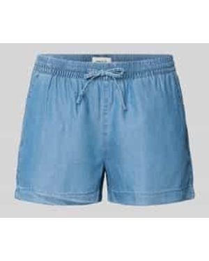 ONLY Loose Fit Korte Jeans Van Lyocell - Blauw