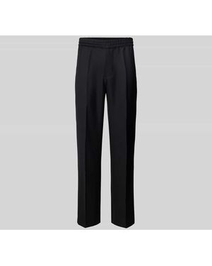 Isnurh Stoffhose Mit Elastischem Bund - Schwarz