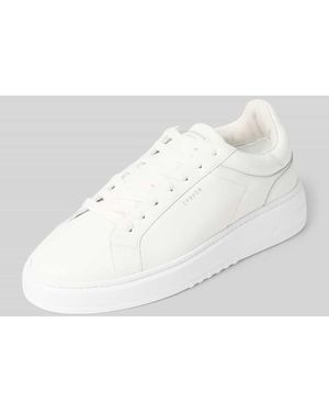 COPENHAGEN Sneaker aus echtem Leder mit Logo-Print - Weiß