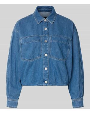 Joop! Jeansjacke mit Brusttaschen Modell 'Imke' - Blau