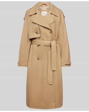 Pepe Jeans Trenchcoat Mit Bindegürtel Modell 'Bianca' - Natur