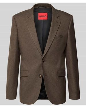 HUGO Regular Fit Sakko mit Brustleistentasche Modell 'Arti253X' - Braun