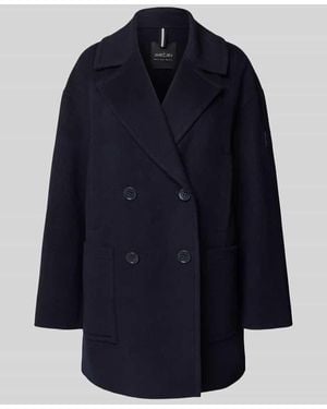 Marc Cain Jacke mit Reverskragen - Blau