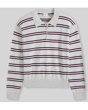 Levi's Regular Fit Pullover aus Baumwoll-Mix - Grau