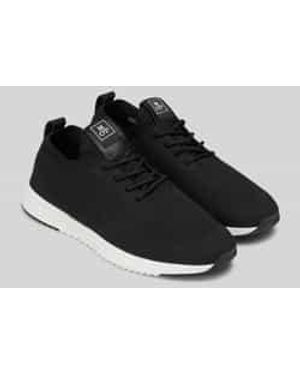 Marc O' Polo Low-Top-Sneakers Met Gestructureerd Stretch-Bovenwerk - Zwart