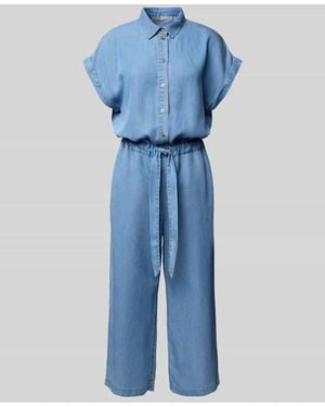 christian berg Jumpsuit in Denim-Optik - Blau
