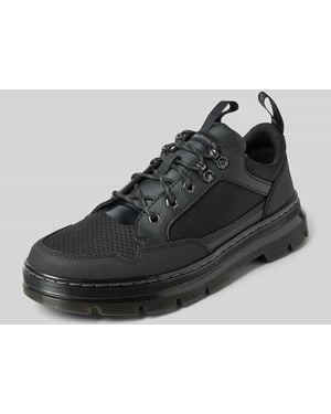 Dr. Martens Schnürschuhe mit Logo-Patch Modell 'Reeder' - Schwarz