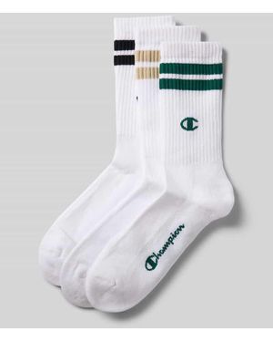 Champion Socken mit Label-Print im 3er-Pack - Grau