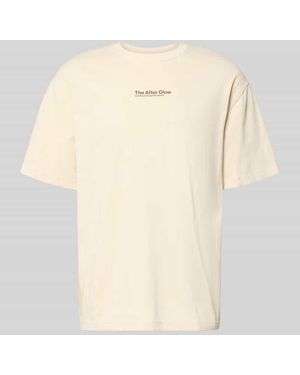 Samsøe & Samsøe T-Shirt mit Rundhalsausschnitt Modell 'Sauni' - Natur