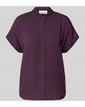 ARMEDANGELS Relaxed Fit Bluse aus reiner Viskose - Lila