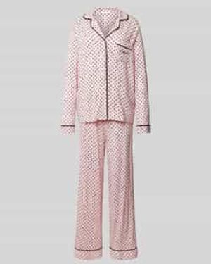Guess Pyjama Met Resortkraag - Roze