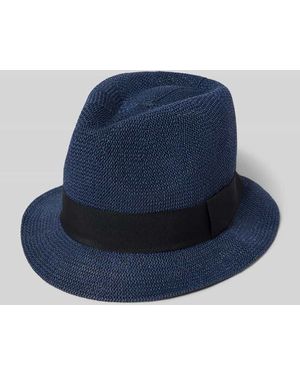Müller Headwear Hut mit Zierband Modell 'TRILBY' - Blau
