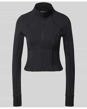Fabletics Slim Fit Jacke mit Stehkragen Modell 'STORM' - Blau