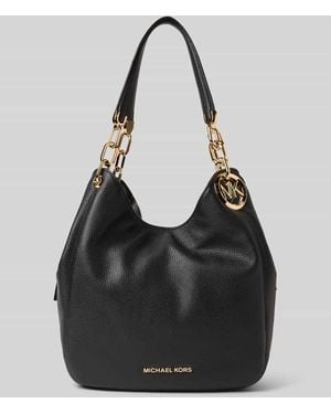 MICHAEL Michael Kors Handtasche mit Label-Applikation Modell 'LILLIE' - Schwarz