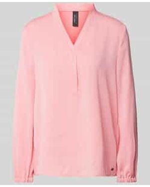 Marc Cain Blouseshirt Met V-hals - Roze