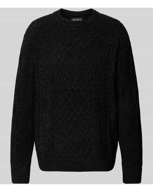 Scotch & Soda Strickpullover Mit Rundhalsausschnitt - Schwarz