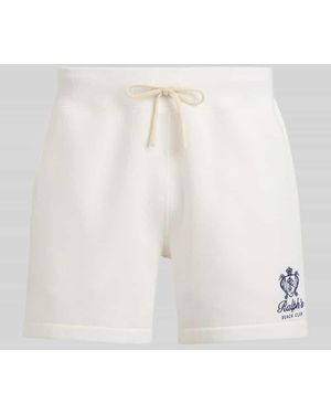 Polo Ralph Lauren Regular Fit Sweatshorts mit Logo Stitching - Natur