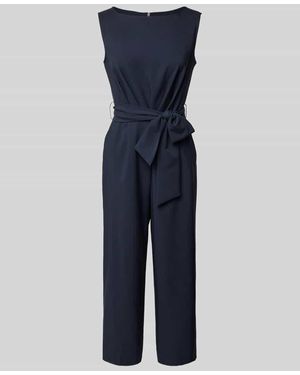 Betty Barclay Jumpsuit Mit Bindegürtel - Blau