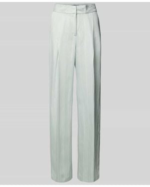 Marc Cain Wide Fit Bundfaltenhose mit Bügelfalten - Weiß