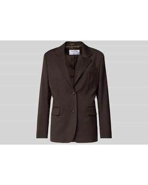 Filippa K Regular Fit Blazer mit Brusttasche - Schwarz