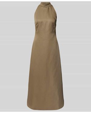 IVY & OAK Leinenkleid mit Neckholder Modell 'NELA' - Natur