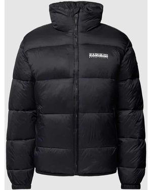 Napapijri Steppjacke mit Stehkragen Modell 'SUOMI' - Schwarz