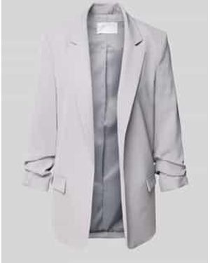 Jake*s Blazer Met Reverskraag En Klepzakken - Grijs
