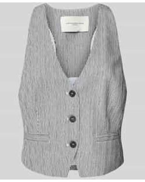 Copenhagen Muse Gilet Met V-hals - Grijs