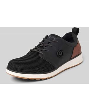 Bugatti Sneaker mit Label-Details Modell 'Artic' - Schwarz