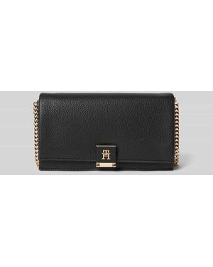 Tommy Hilfiger Umhängetasche in Leder-Optik - Grau