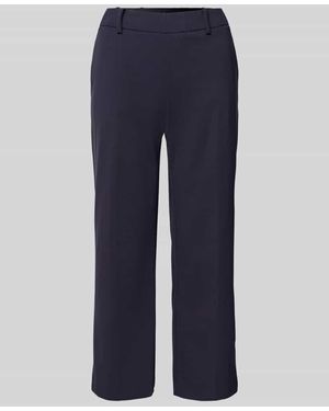 SteHmann Caprihose mit Paspeltaschen Modell 'Fenja2' - Blau