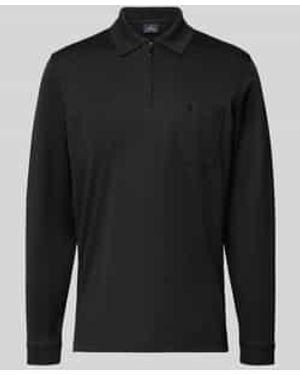 RAGMAN Poloshirt Met Borstzak - Zwart