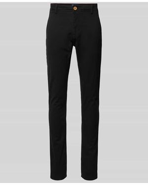 Blend Slim Fit Hose mit Eingrifftaschen Modell 'NATAN' - Schwarz