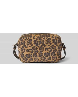 Liebeskind Berlin Handtasche im Animal-Look Modell 'Ella Camera S' - Natur