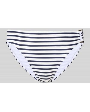Ralph Lauren Bikini-Hose mit Zier-Applikation Modell 'LUXE' - Blau