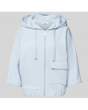 Opus Sweatjacke Mit Kapuze Modell 'Gusa' - Blau