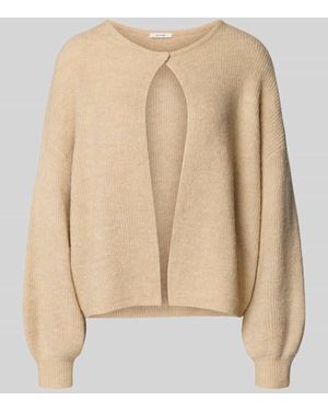 Opus Cardigan mit Knopfverschluss Modell 'Deriana' - Natur