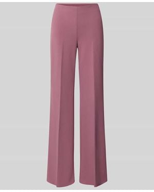 Rinascimento Flared Fit Stoffhose mit Bügelfalten - Pink