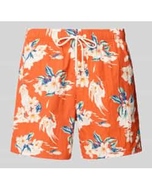 Tommy Hilfiger Zwembroek Met All-over Motief - Oranje
